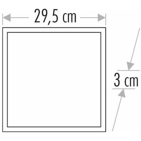 Resim 5 Adet Cata Ct 5286 Led Panel 25w 30x30 6400k Beyaz Işık Clipin Armatür 5 Adet 