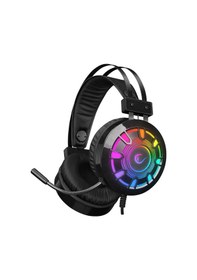 Resim Rampage RM-K59 X-CHAIN USB 7.1 Mikrofonlu Kulak Üstü Oyuncu Kulaklığı 