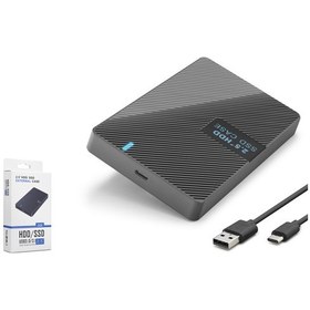 Resim Hadron Hdx1793 2.5 İnç Sata Hdd/ssd Harici Disk Kutusu Usb 3.0 Type-c - Siyah 