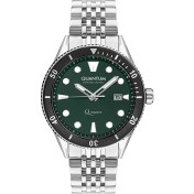 Resim Quantum QMG1024.370 Erkek Kol Saati | Safir Camlı, Yeşil Diver Tasarımı, 10 Atm Su Geçirmezlik 