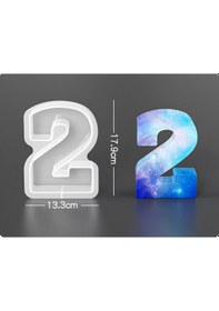 Resim Epoksi Reçine Silikon Kalıp İthal İki Rakam Taş Tozu Parafin Silikon Kalıp Hb22521-0104 