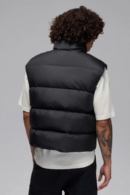Resim Nike Jordan Flight Down Loose Fit Vest Bol Kesim Su İtici Kaz Tüyü Erkek Yelek Siyah 