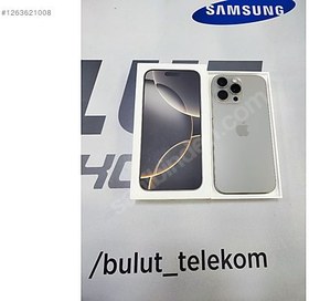 Resim Apple iPhone 16 Pro Max İkinci El TR | 256 GB | Natürel Titanyum 