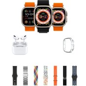 Resim Hx Ultra 2 Suit Max Akıllı Saat | Bluetooth Kulaklık ve 7 Kordon Hediyeli Avantajlı SMARTW4TCH 