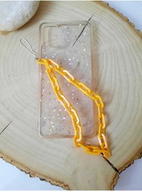 Resim canan dizayn Akrilik Telefon Askı Zincir Ipi Somon 