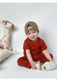 Resim MiaBaby Kısa Kol Taytlı Takım Mia2xtytk Kiremit 