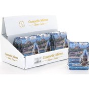 Resim Periboia Taşlı İstanbul Tasarımı El Aynası İnce Model 10 