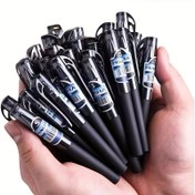 Resim 10 Paket Mini Jel Kalem Cep Jel Kalemleri Taşınabilir Jel Kalemleri Orta Uçlu Pürüzsüz ve Akışkan Yazma İçin - Ev, Ofis ve Okul Kullanımı İçin Profesyonel Kalite Kalemler - Uzun Ömürlü Mürekkep 
