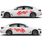 Resim Melek Pazarı Tribal Aslan Oto STICKER-S1380 