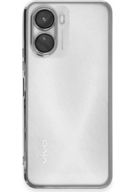 Resim Vivo Y16 Kılıf Lensli - Gümüş 