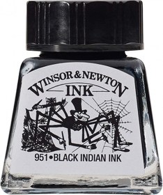 Resim Drawing Ink Çizim Mürekkebi 14ml Black 030 