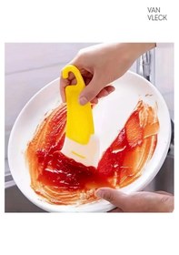 Resim Silikon Tava Ve Tencere Kazıyıcı Tabak Sıyırma Aparatı, Esnek Mutfak Temizlik Çok Renkli 