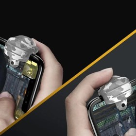 Resim Hobilinka Baseus Gamo GA03 Gamepad Oyun Ateşleyici Tetik/ Level 3 Helmet Pubg GADGET-(5775) 