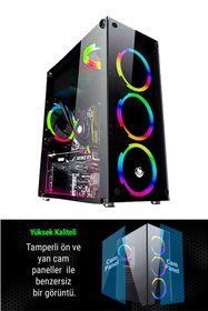 Resim Gamepage Mpx30 I5-3470 8gb 128gb Ssd 320gb Rx550 4gb 27" Curved Masaüstü Oyuncu Bilgisayar 