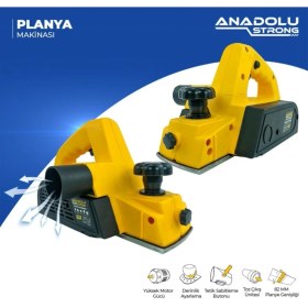 Resim ANS1039 650W Çift Bıcaklı Professionel Planya Makinası 82 mm 