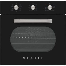 Resim Vestel AF-6682 Retro Siyah 70 Lt A Enerji Sınıfı Ankastre Fırın 