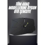 Resim Aspata Store Yeni Nesil Tüm Araç Modellerine Uygun Oto Şemsiye Katlanabilir Uv Işınlarına Karşı 