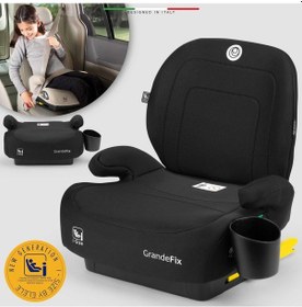 Resim Elele Grandefix I-size Yükseltici Oto Koltuğu İsofix 125-150 Cm 15-36 Kg Siyah 