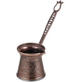 Resim Polochef Zamak 2 Kahve Cezvesi Bakır Renk 100 Ml. 2 Kişilik 