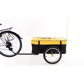 Resim Mamut Trailers-Cargo X-Bisiklet Römorku Siyah 