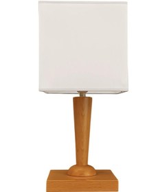 Resim Vepel Minimal Kahverengi Abajur Ahşap 