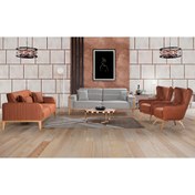 Resim Orion Koltuk Takımı (krem-krem) 