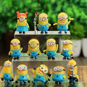 Resim 12 adet MINIONS Karakter Bebekleri - PVC Miniman Koleksiyon Serisi, Benzersiz Pozlar & Aksesuarlarla, Ev & Araba Dekoru için Karışık Renkler, Noel & Cadılar Bayramı Hediye Fikirleri, Parti İkramları, Temalı Dekor, Dayanıklı Koleksiyonluk Figürler, Tatil Alışverişçileri 