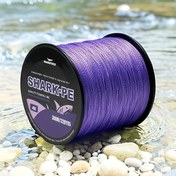 Resim SHARKPE 4-İplikli Örgülü PE Balıkçılık İpi, Mor - Güçlü & Dayanıklı, 300m/328yds, Pürüzsüz Döküm, Kolay Tanımlanabilir Canlı Renk, Tatlısu & Tuzlu Su Balıkçılığı İçin İdeal, Açık Hava Balıkçılık Ekipmanı | Pürüzsüz Döküm İpi | Yüksek Kaliteli Makara, Örgülü Balıkçılık İpi 