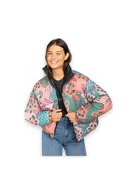 Resim Billabong Ebjjk00140 Cozy Puffer Mont Pembe Kadın Mont Pembe 