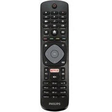 Resim Philips TV Orijinal Uzaktan Kumanda - 32PFS5803, 43PFS5803, 43PUS6503, 50PUS6503 Modelleriyle Uyumlu Ergonomik Yedek Kumanda 