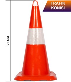 Resim tabelabaski Trafik Konisi 75 Cm Trafik Dubası Park Duba 