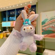 Resim Silver1 Peluş Bebek Aşk Düğmesi Çanta Kolye Sevimli Biblolar Bebek Çekicilik Küçük Kolye Anahtarlık (Yurt Dışından) 