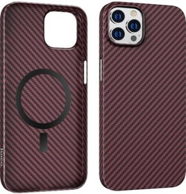 Resim Hoco Apple Uyumlu iPhone 14 Pro Max 6.7 Kılıf Manyetik Magsafeli Darbe Emici 