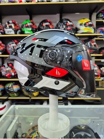 Resim MT Cosmo SV Silence B2 Parlak Açık Kask 