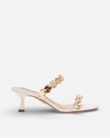 Resim Steve Madden Annıka Bone Leath Kadın Bone Leath Topuklu Terlik Annıka Krem 
