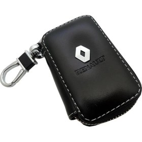 Resim Oto Tuning Deri Cüzdan - Renault Uyumlu Gerçek Deri Cüzdan Anahtarlık 