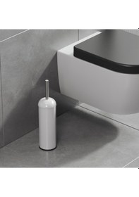 Resim Aqua Bagno Smile Klozet Ve Tuvalet Fırçası , Beyaz Beyaz 