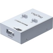 Resim Mena Rise Usb 2.0 Anahtarlı 2 Portlu Yazıcı Printer Çoklayıcı Sharing Switch 