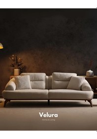 Resim Venom Kanepe & Üçlü Koltuk 3'lü - Krem Krem 