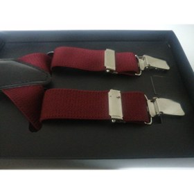 Resim Yage Bordo 2,5 Cm Pantolon Askısı 