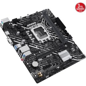 Resim Asus Prime H610M-K Intel Soket LGA1700 DDR5 5600MHz mATX Gaming (Oyuncu) Anakart 