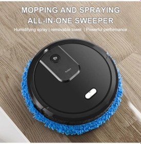 Resim Akıllı Robotlu Süpürge Çok Fonksiyonlu Ev Temizlik Süpürme Makinesi Şarj Style1-red Kırmızı 