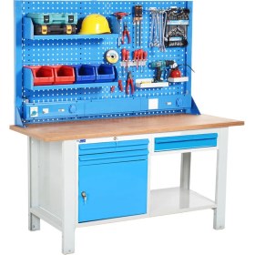 Resim Star Çelik Atölye Çalışma Tezgahı (1600 x 720 x 830-930/1844 mm) 