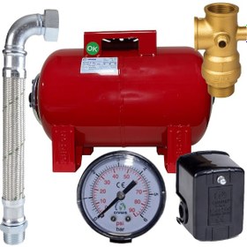 Resim 24 Litre Yatık Hidrofor Kiti 