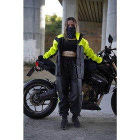 Resim Neon Premium Cepli Astarlı Motosiklet Yağmurluğu (Garantili Ürün) 