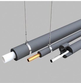 Resim Izolasyon Borusu 48 Mm Iç Çapında Polietilen Boru Yalıtım Kılıfı Köpüğü (10 METRE) 