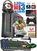 Resim WARBOX Hayro I3 4160 Turbo:3.60ghz 16gb Ram 240gb Ssd 250gb Hdd R7 240-4gb E.kartı 19" Monitör Gaming Pc 