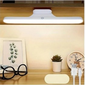 Resim Nirnisa Gözü Yormayan Şarjlı LED Işık Kitap Okuma Masa Lambası Dolap Içi Mıknatıslı LED Aplik Lamba 