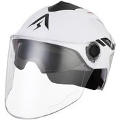 Resim Ootdd Elektrikli Motosiklet Kaskı Unisex Baret Sszn4h Beyaz 