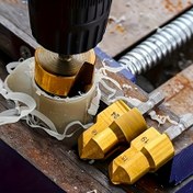 Resim 3 Parça Metal Konik Matkap Uçları Seti, PPR Su Borusu için Altıgen Saplı Reamerler, 20/25/32mm, Cilalı ve Vernikli Yüzey, Plastik İçin İdeal 